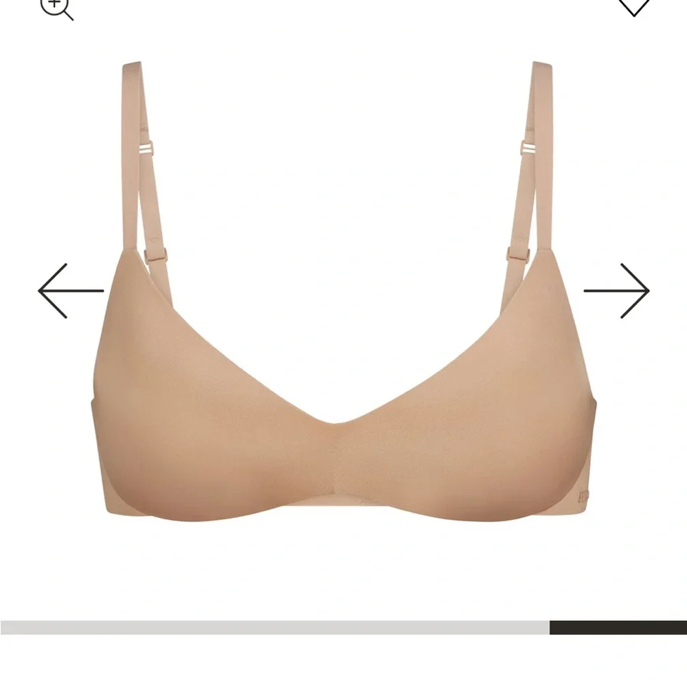 Skims wireless push up plunge bra clay - Picture 1 of 2